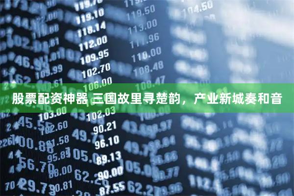 股票配资神器 三国故里寻楚韵，产业新城奏和音